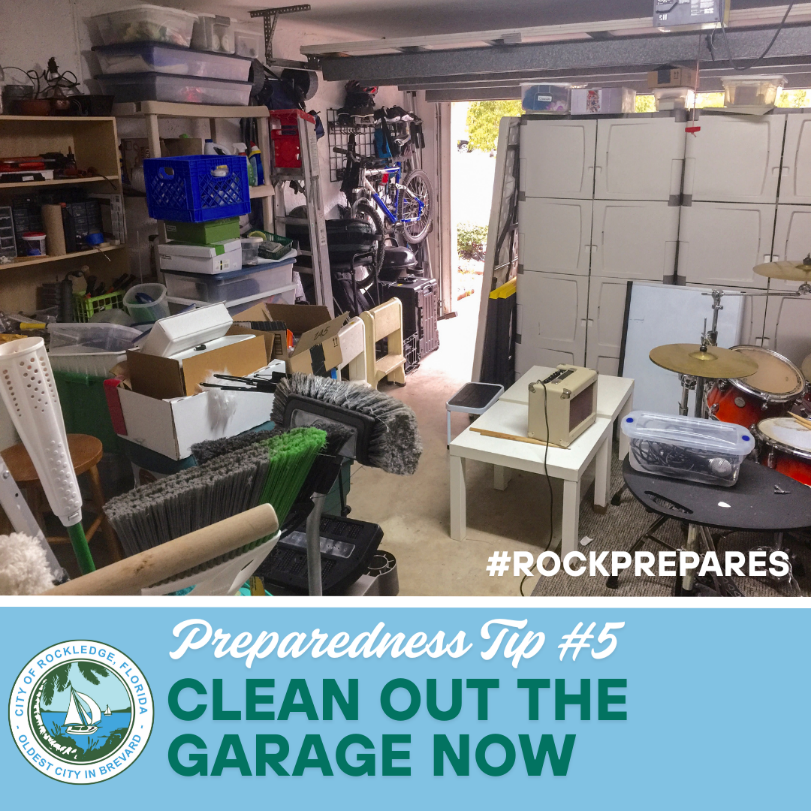 Preparedness Tip 5 - Clean Out the Garage Now