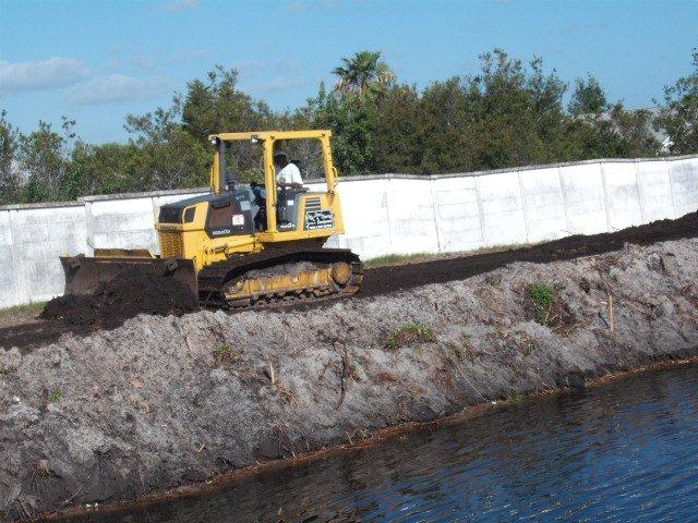 Yellow construction machinery