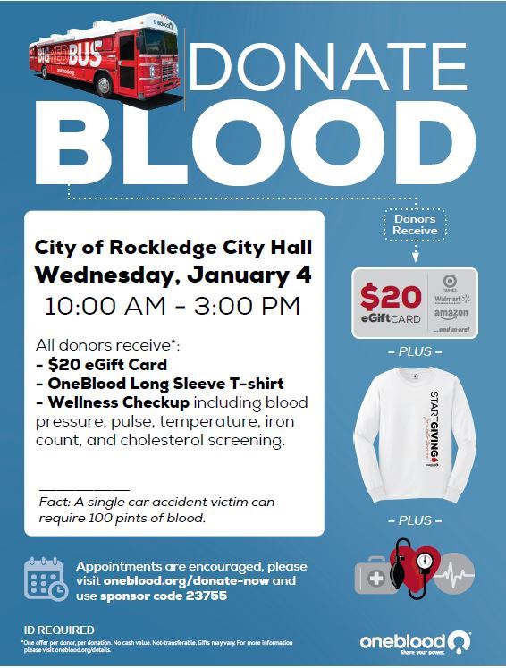 blood drive flyer