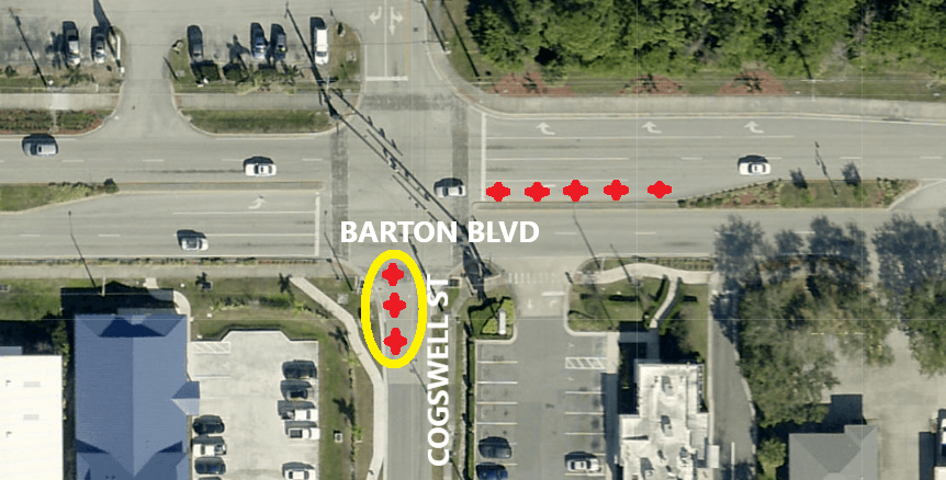 cogswell Barton detour