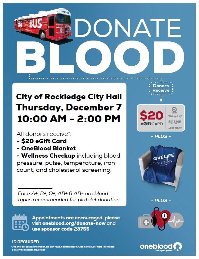 blood drive flyer