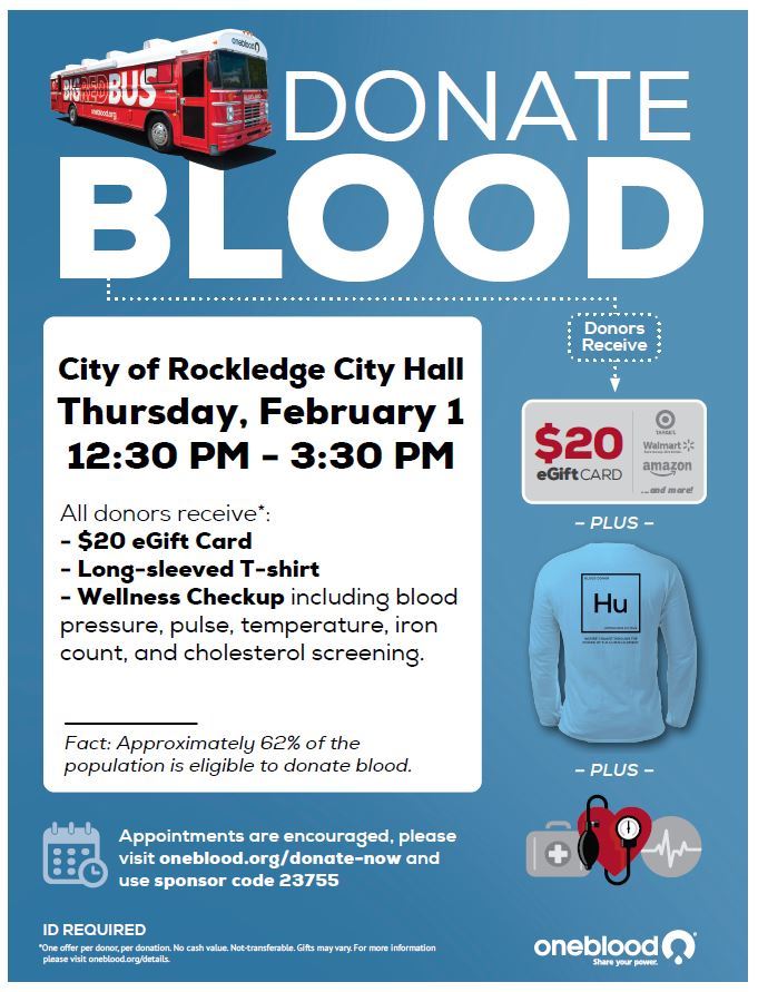 blood drive flyer
