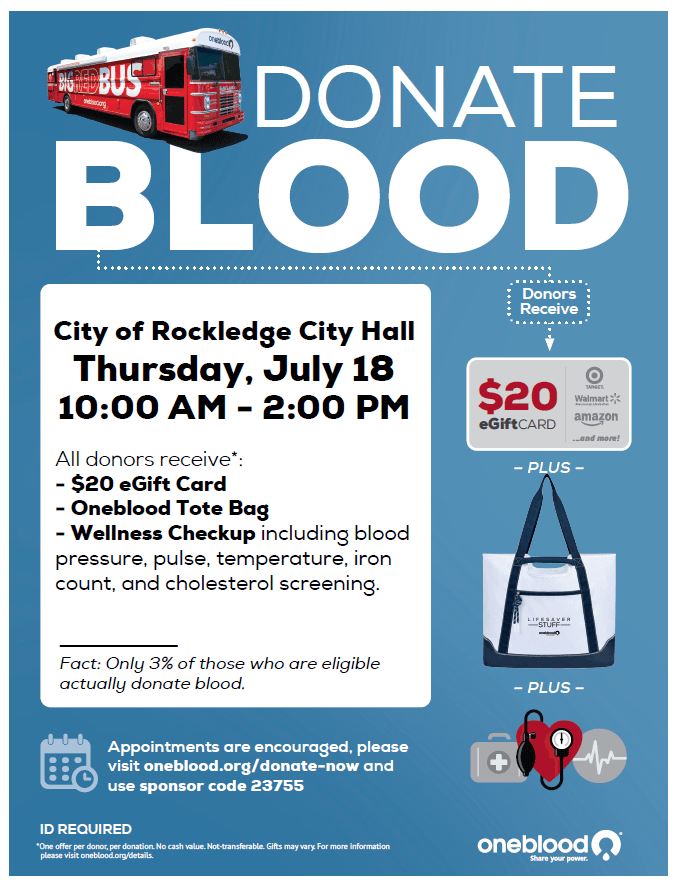blood drive flyer