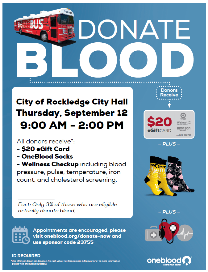 blood drive flyer