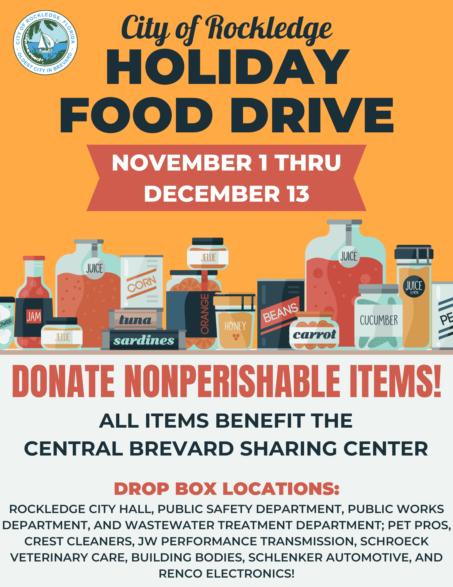 2024 Food Drive Flyer
