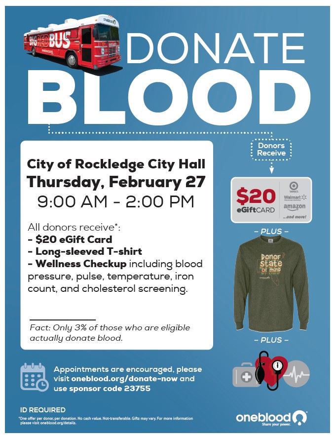 blood drive flyer